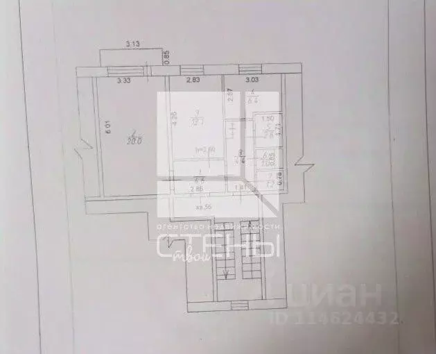2-к кв. Амурская область, Октябрьский муниципальный округ, с. ... - Фото 2