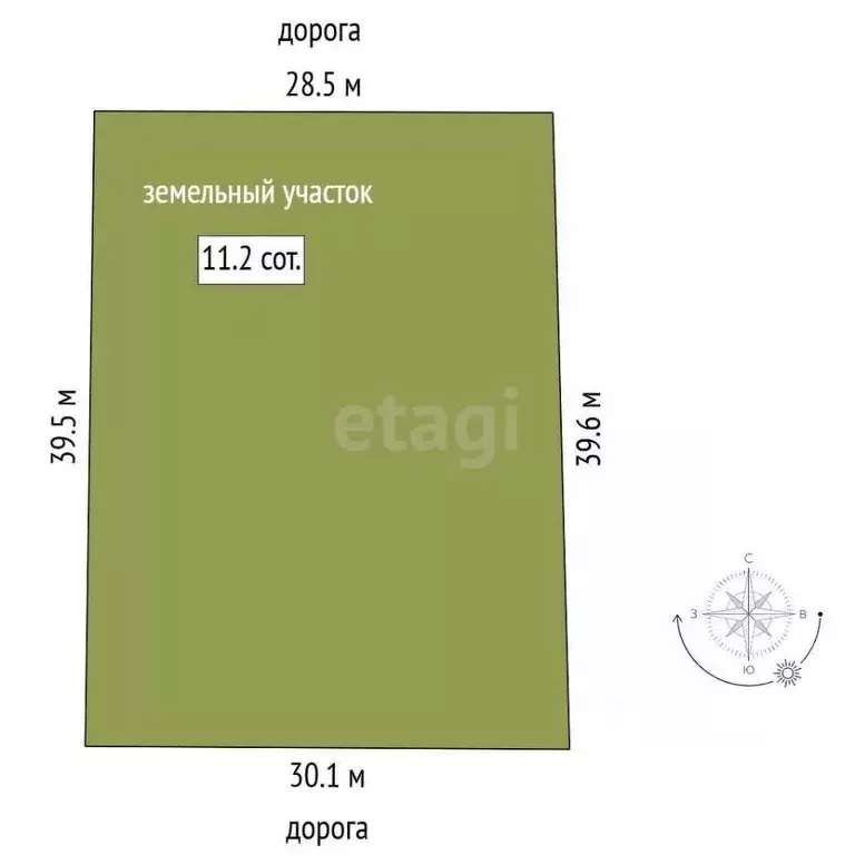 Участок в Саха (Якутия), Якутск ш. Покровское, 18 (11.2 сот.) - Фото 2