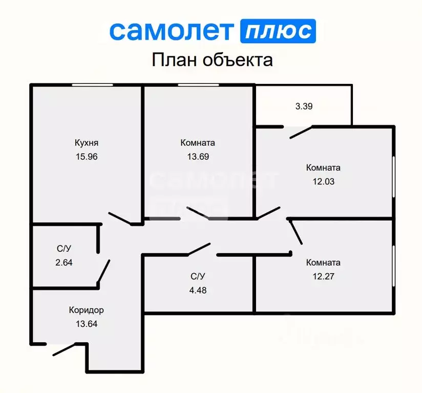 3-к кв. Свердловская область, Екатеринбург ул. Чапаева, 79 (78.1 м) - Фото 2