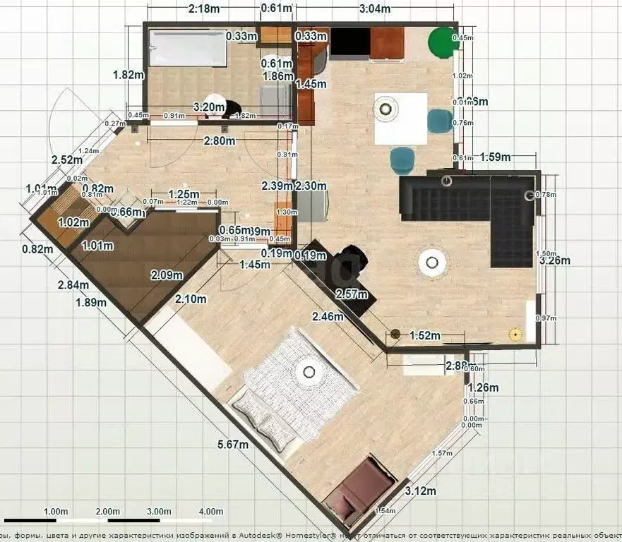 2-к кв. Тульская область, Тула городской округ, с. Осиновая Гора ул. ... - Фото 2