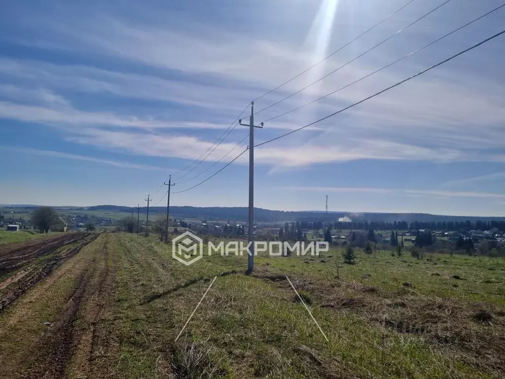 Участок в Пермский край, д. Болгары ул. Мира (10.0 сот.) - Фото 1