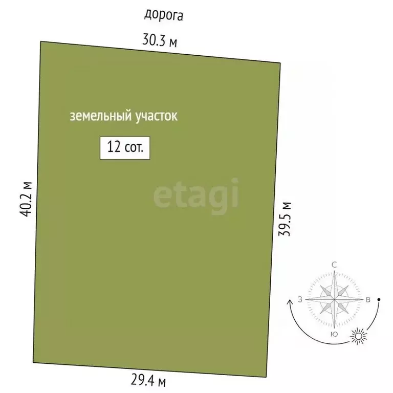 Участок в Тюменская область, Нижнетавдинский муниципальный округ, д. ... - Фото 1