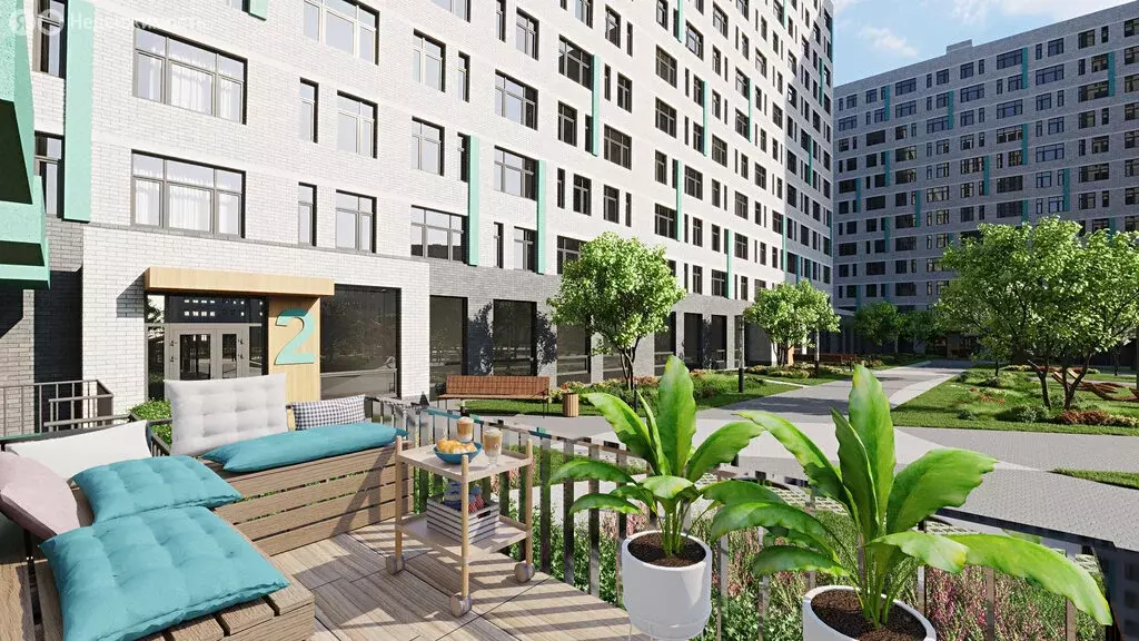 Квартира-студия: Тюмень, улица Тимофея Чаркова, 81к2 (28.7 м) - Фото 2