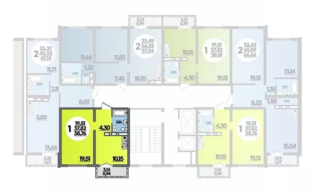 1-к кв. Краснодарский край, Новороссийск Город у Моря жилой комплекс ... - Фото 1