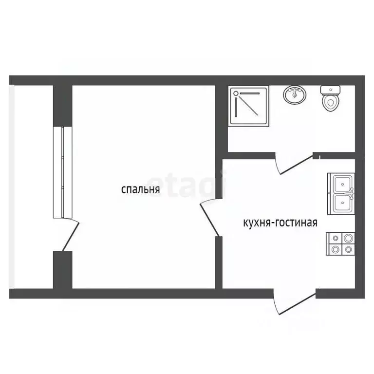 2-к кв. Крым, Ялта муниципальный округ, Отрадное пгт ш. Дражинского, ... - Фото 2