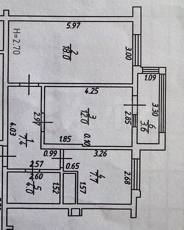 2-к. квартира, 53 м, 9/9 эт. - Фото 0