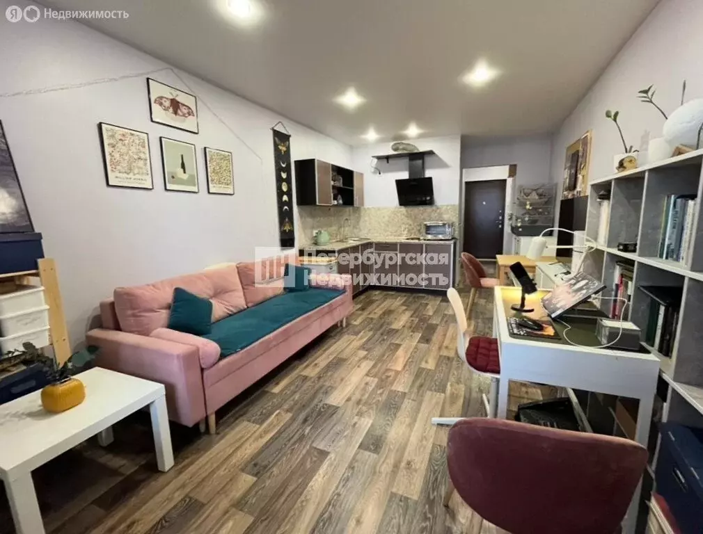 Квартира-студия: Мурино, проспект Авиаторов Балтики, 3к1 (26.9 м) - Фото 1