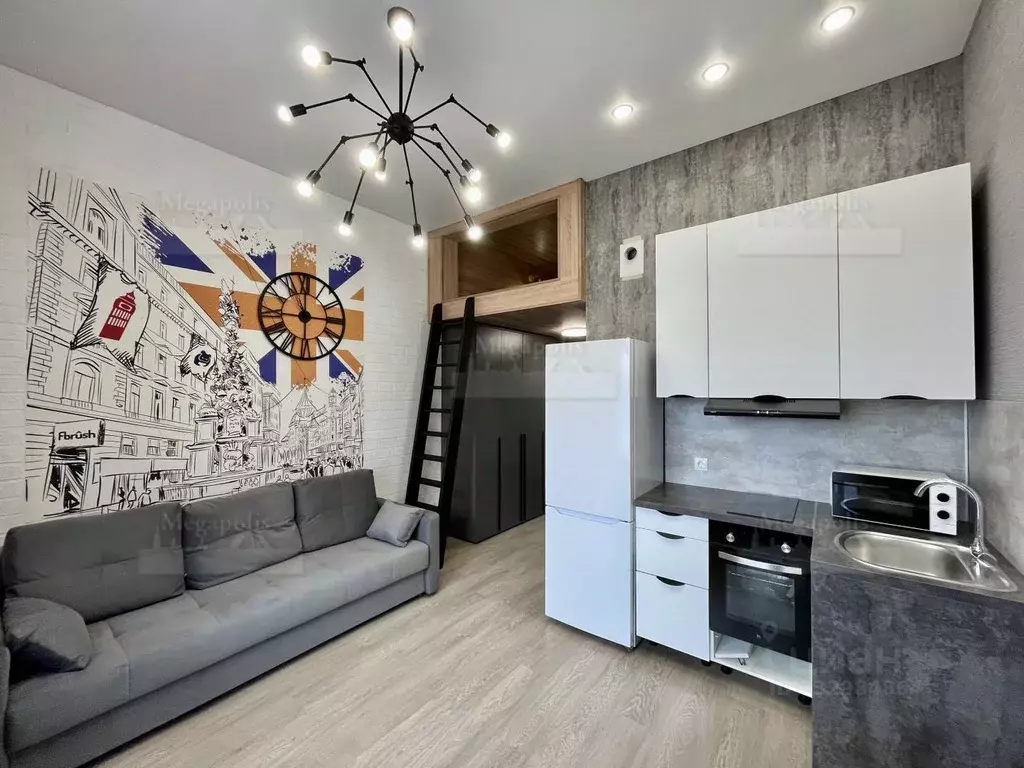 Студия Санкт-Петербург Черниговская ул., 13к2 (28.0 м) - Фото 2