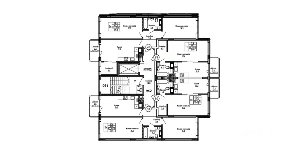 2-к кв. Калининградская область, Калининград Теодор Кроне жилой ... - Фото 2