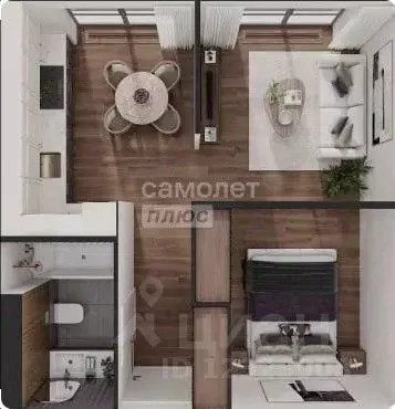 1-к кв. Московская область, Красногорск городской округ, Путилково пгт ... - Фото 2