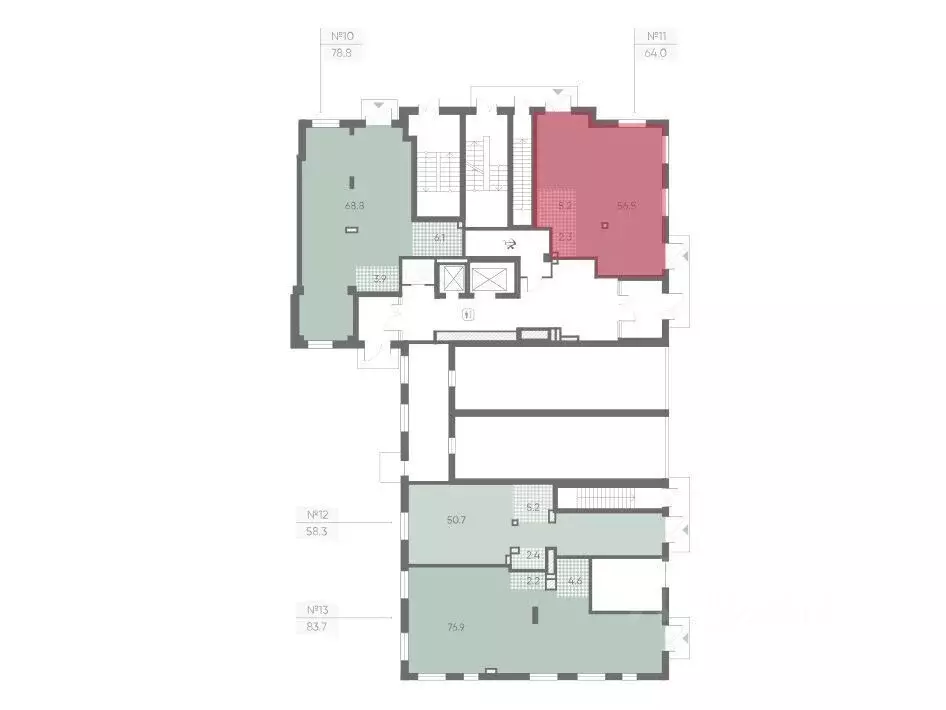 Офис в Санкт-Петербург Партизанская ул., 5 (64 м) - Фото 2