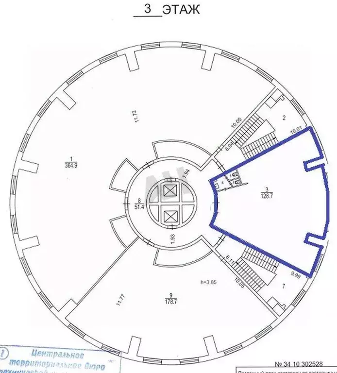 Помещение свободного назначения в Москва пер. Нижний Сусальный, 5с17 ... - Фото 2