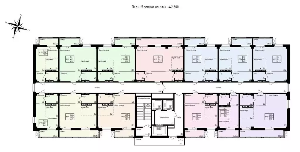 Квартира-студия: Владивосток, улица Полковника Фесюна (45.2 м) - Фото 2