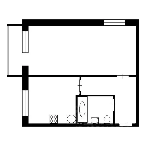 1-к кв. Коми, Сыктывкар ул. Славы, 14 (33.5 м) - Фото 2