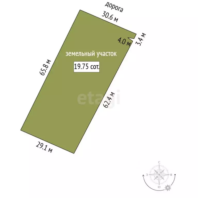 Участок в Мордовия, Саранск городской округ, д. Ивановка  (19.75 сот.) - Фото 1