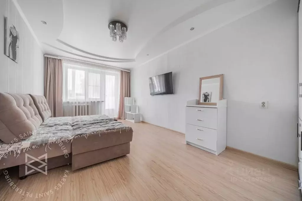 1-к кв. Ленинградская область, Всеволожск ул. Вокка, 12к1 (30.5 м) - Фото 1