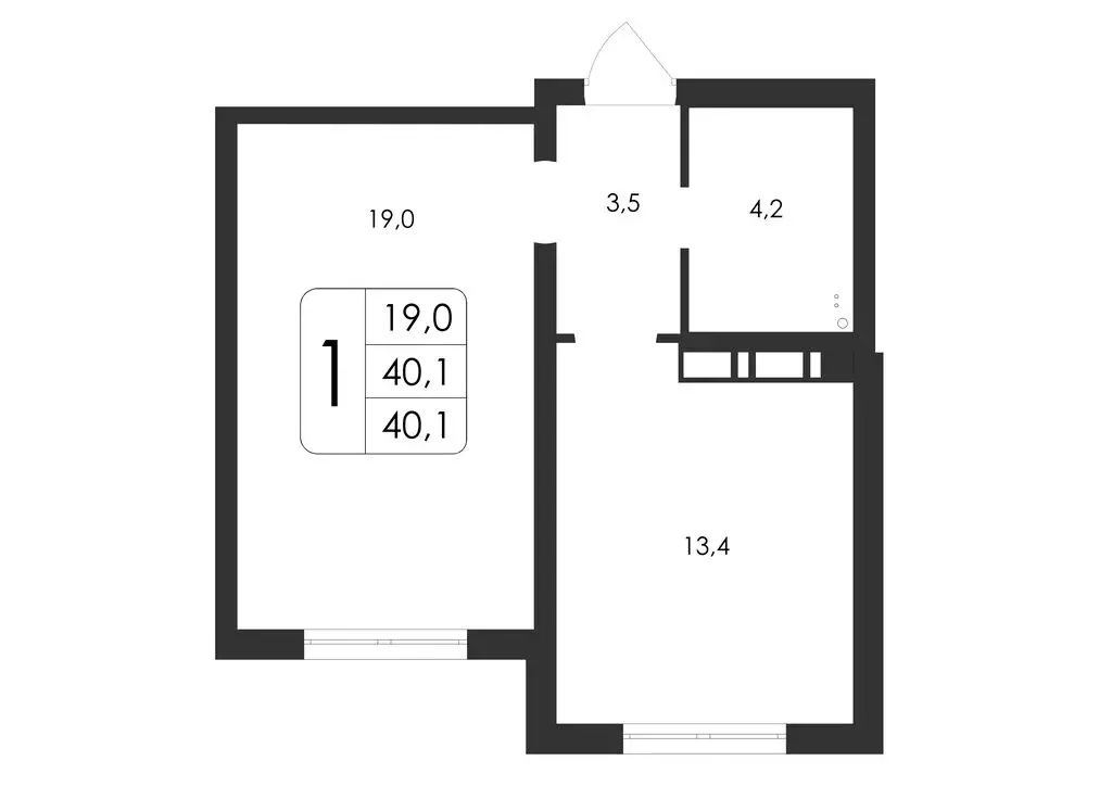 1-комнатная квартира: Воронеж, улица Шишкова, 140Б/21 (40.1 м) - Фото 0