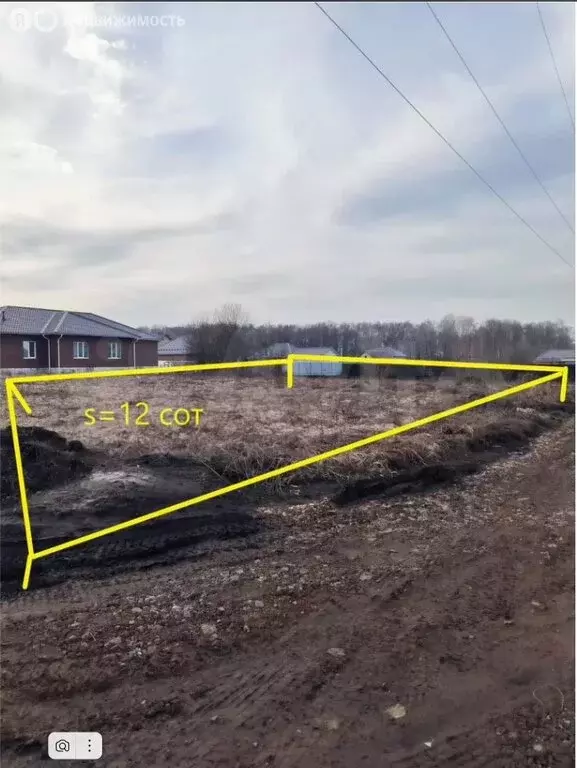 Участок в село Толмачево, Берёзовая улица (12 м) - Фото 1