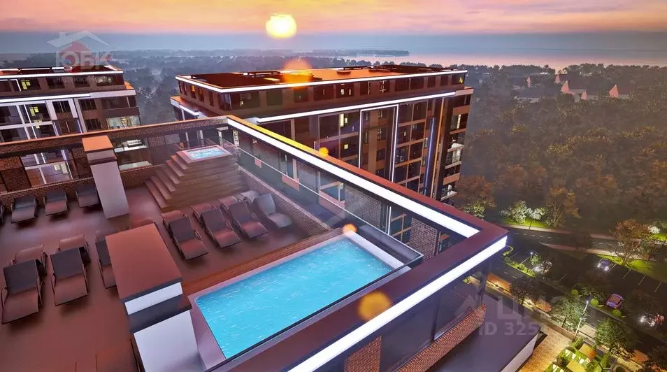 Студия Крым, Черноморское пгт ул. Евпаторийская, 12А (26.0 м) - Фото 1