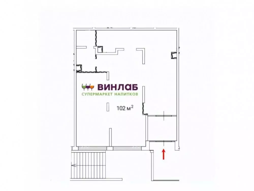 Торговая площадь в Московская область, Домодедово Востряково мкр, ул. ... - Фото 2