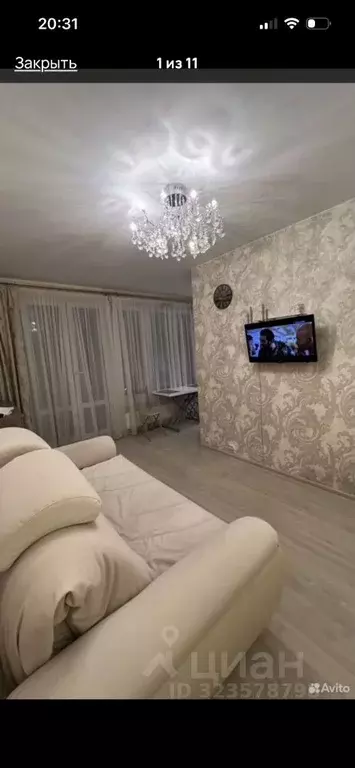 Студия Санкт-Петербург ул. Оптиков, 34К1 (28.0 м) - Фото 1