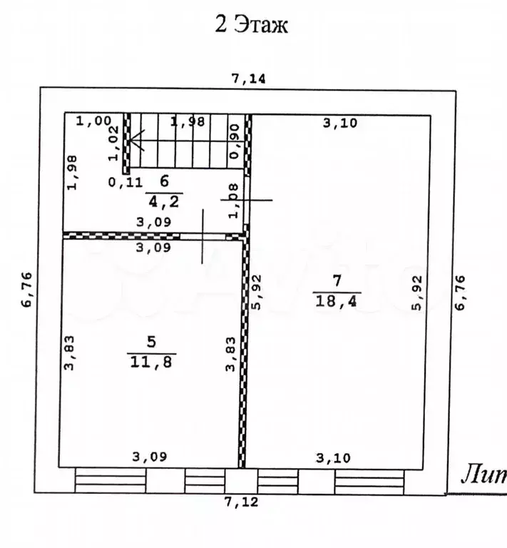 3-к. квартира, 70 м, 1/2 эт. - Фото 1