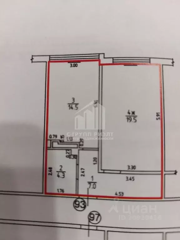 1-к кв. Калининградская область, Калининград ул. Генерала Челнокова, ... - Фото 2