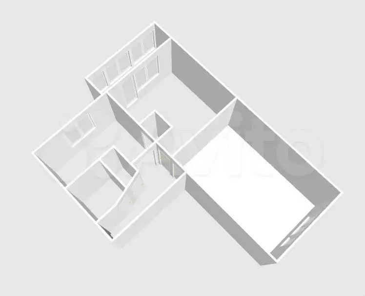 2-к. квартира, 44 м, 3/5 эт. - Фото 1