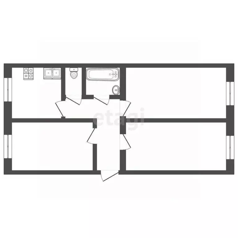 Комната Москва Лечебная ул., 17 (34.0 м) - Фото 2