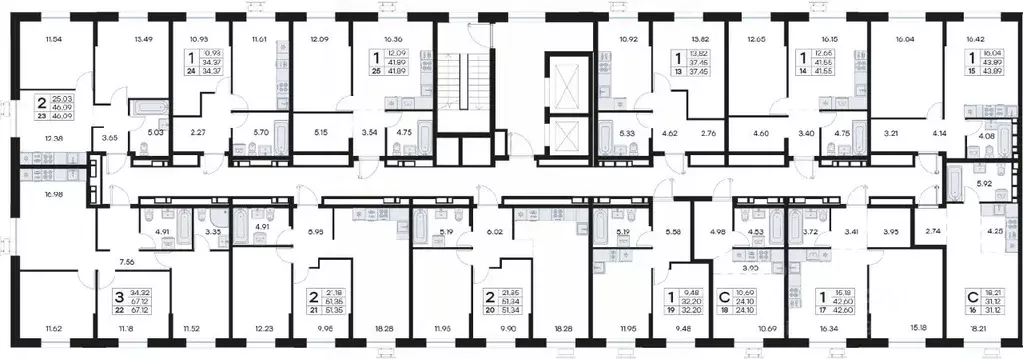 3-к кв. Приморский край, Владивосток Катерная ул., 31/2 (67.12 м) - Фото 2