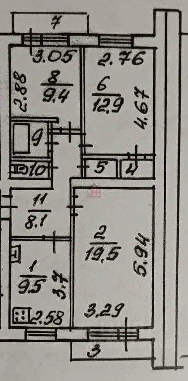 3-к кв. Ставропольский край, Предгорный муниципальный округ, ... - Фото 2