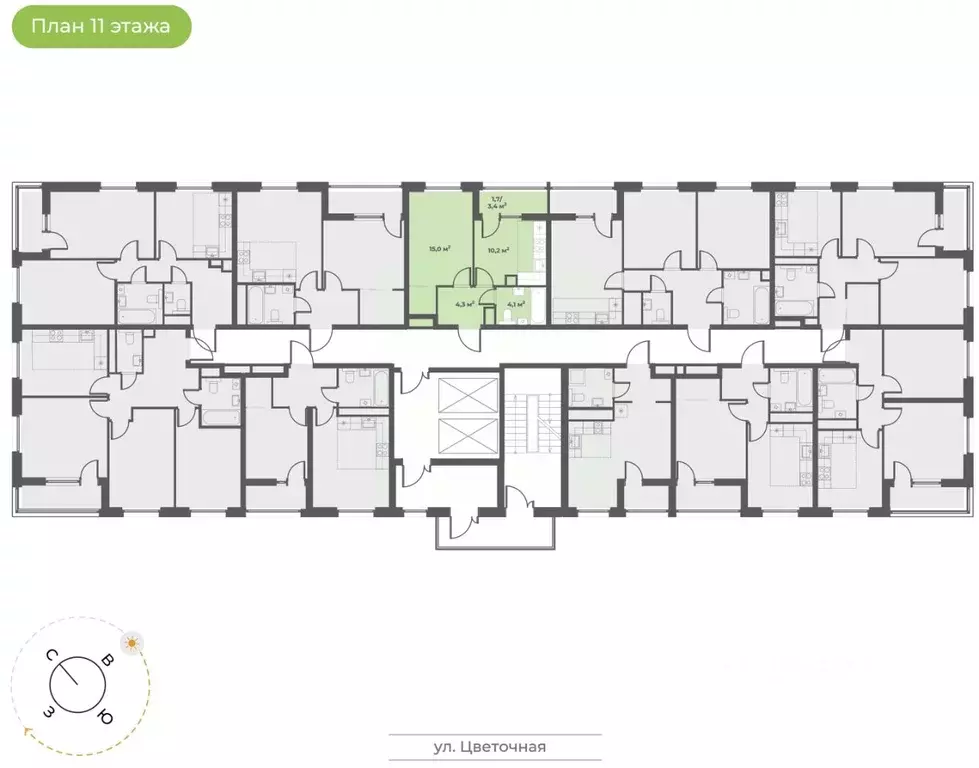 1-к кв. Тверская область, Тверь Соминка мкр,  (35.3 м) - Фото 1