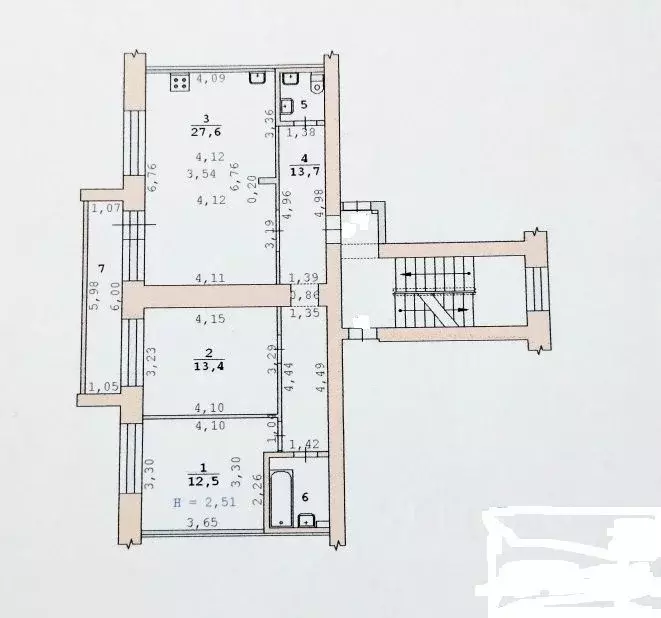 3-к кв. Свердловская область, Екатеринбург ул. Большакова, 97 (72.0 м) - Фото 2