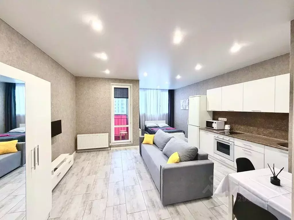 1-к кв. Татарстан, Казань ул. Аметьевская магистраль, 16к3 (40.0 м) - Фото 2