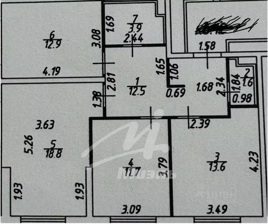 3-к кв. Москва Лобненская ул., 13к1 (75.0 м) - Фото 1