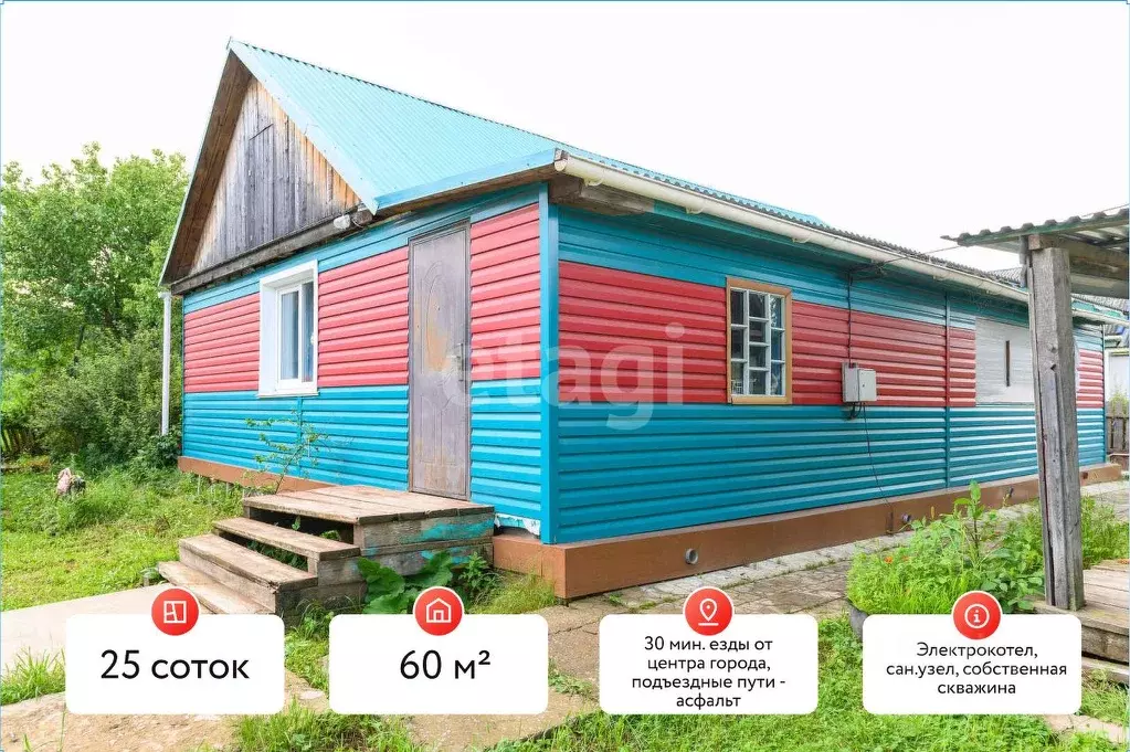 Дом в Еврейская автономная область, Смидовичский район, с. Даниловка ... - Фото 0