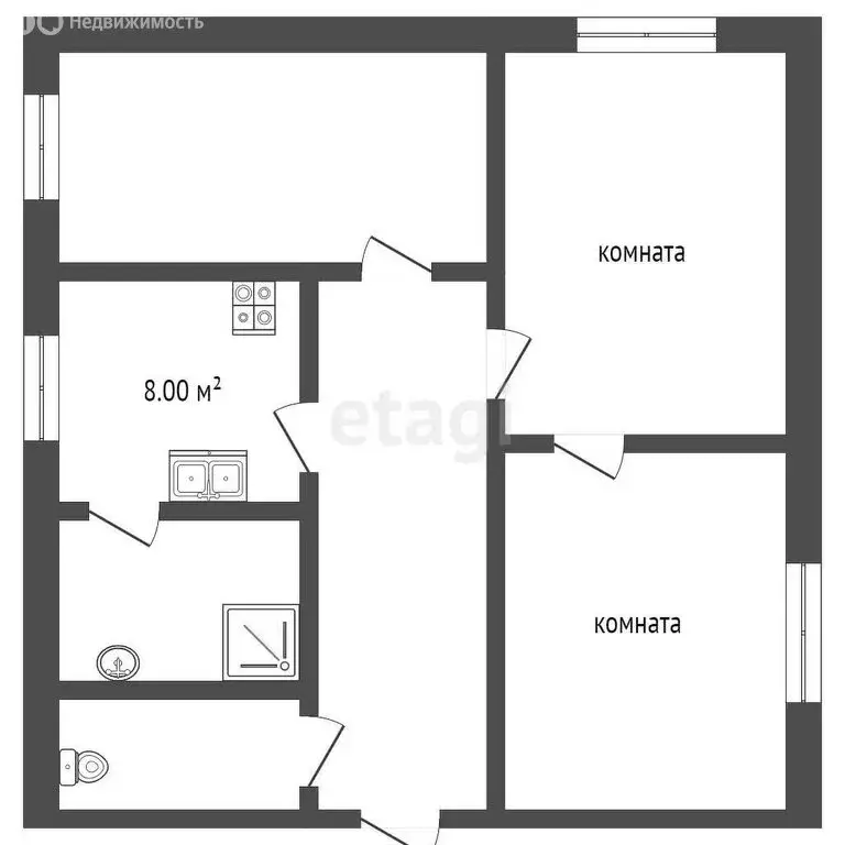3-комнатная квартира: Алапаевск, улица Бочкарёва, 3 (65 м) - Фото 0