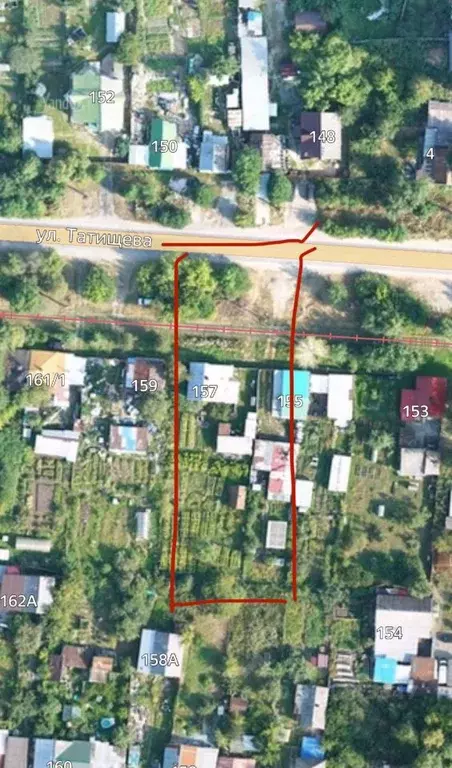 Участок в Свердловская область, Екатеринбург ул. Татищева, 157 (11.0 ... - Фото 1