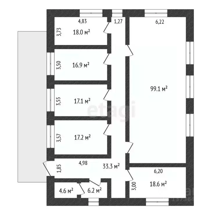 Торговая площадь в Амурская область, Благовещенск Пролетарская ул., 30 ... - Фото 2
