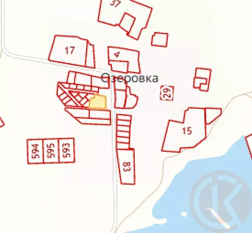 Участок в Крым, Черноморский район, Медведевское с/пос, пос. Озеровка  ... - Фото 1