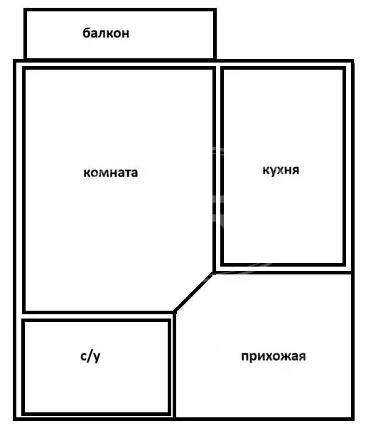 1-к кв. Калининградская область, Гурьевский муниципальный округ, пос. ... - Фото 2