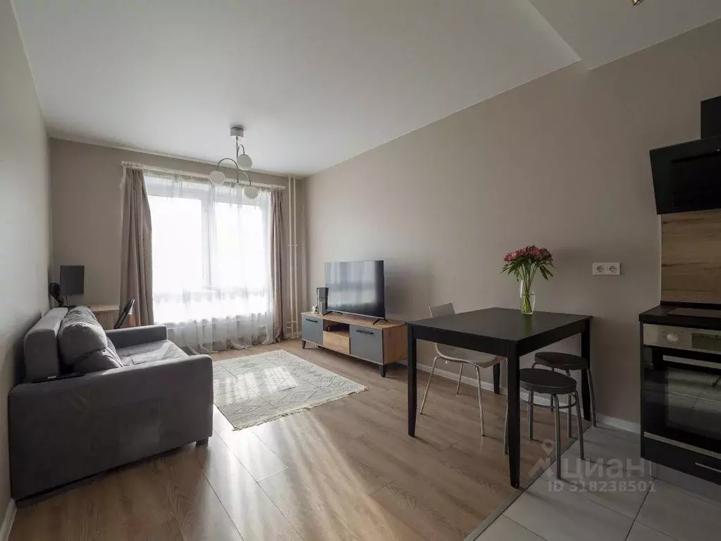 Квартира, 1 комната, 35.29 м - Фото 0