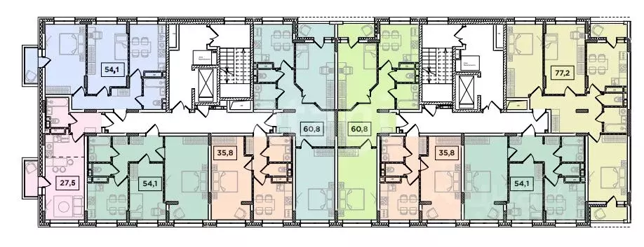 1-к кв. Пермский край, Пермь пос. Новые Ляды, Трактовая ул., 15 (35.8 ... - Фото 1