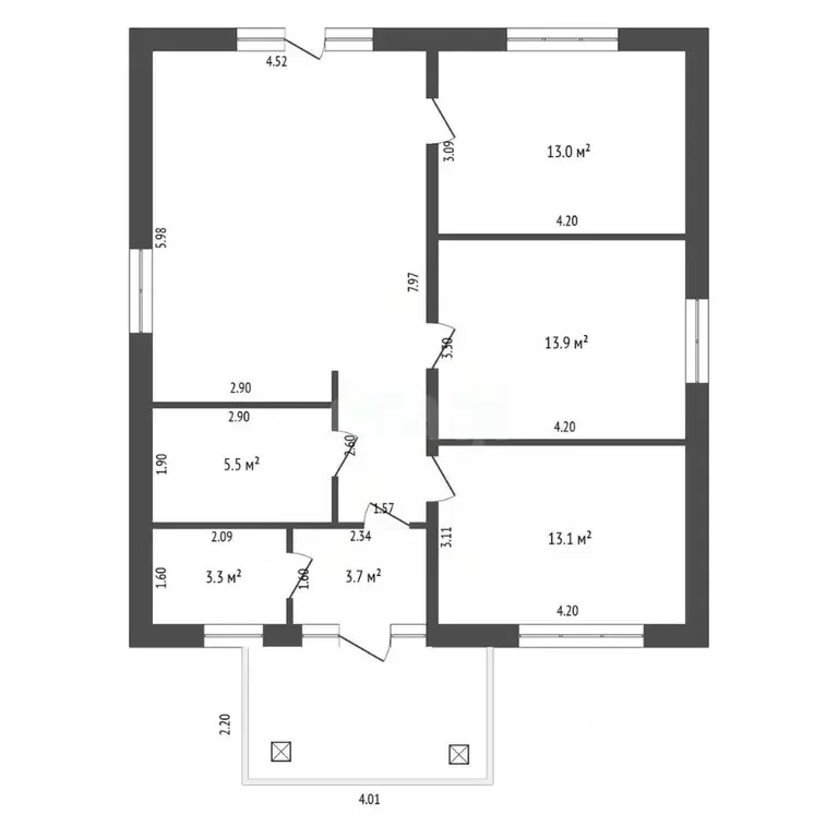 Дом в Тюменская область, Тюмень  (92 м) - Фото 2