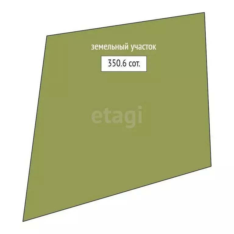 Участок в Оленевка, Объездная улица (350.6 м) - Фото 1