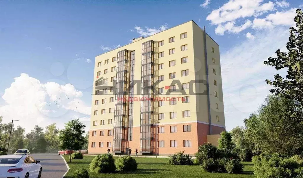 2-к. квартира, 62,5 м, 2/9 эт. - Фото 1