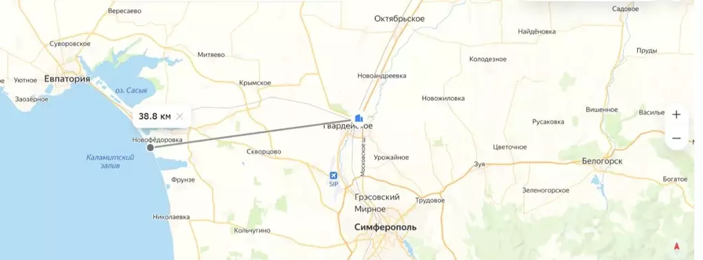 Студия Крым, Симферопольский район, Гвардейское пгт ул. Магистральная ... - Фото 1