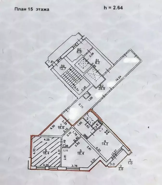 2-к кв. Санкт-Петербург Богатырский просп., 60к3 (69.2 м) - Фото 0