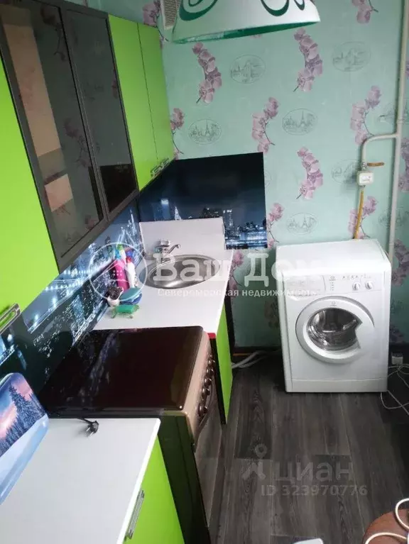 1-к кв. Мурманская область, Североморск Гвардейская ул., 16 (30.0 м) - Фото 2