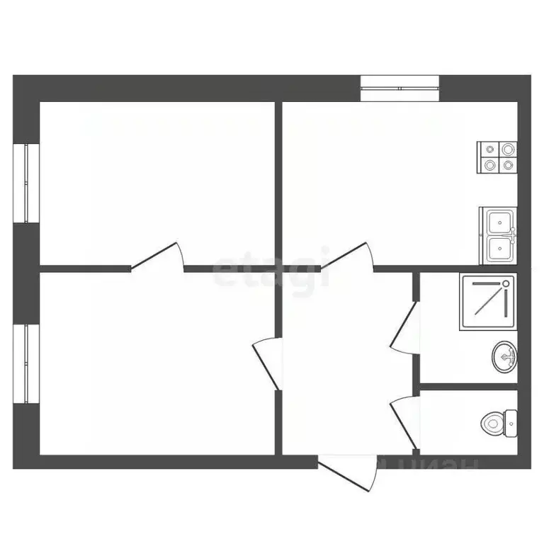 Комната Ростовская область, Ростов-на-Дону, Нахичевань ул. 6-я Линия, ... - Фото 1